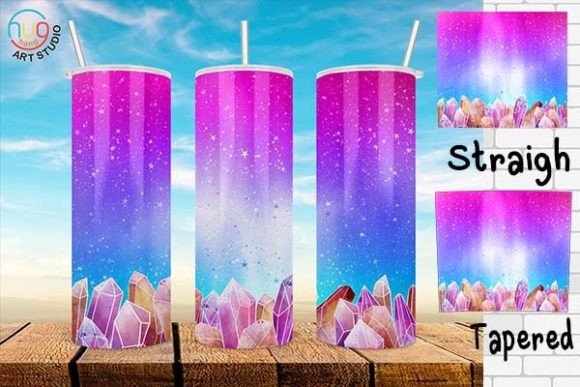 Download Crystals Boho Tumbler Sublimation Design - Boho tumbler Collection