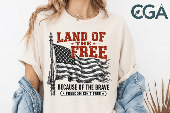 Download Land of the Free Patriotic Flag PNG - Premium Resources