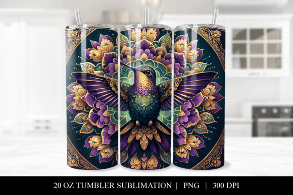 Download 20 Oz Hummingbird Tumbler Wrap Design - 20 oz Collection