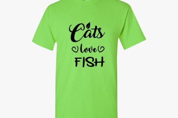 Download Cat Love Fish - Cat Lover Funny Quotes - Premium Bundle